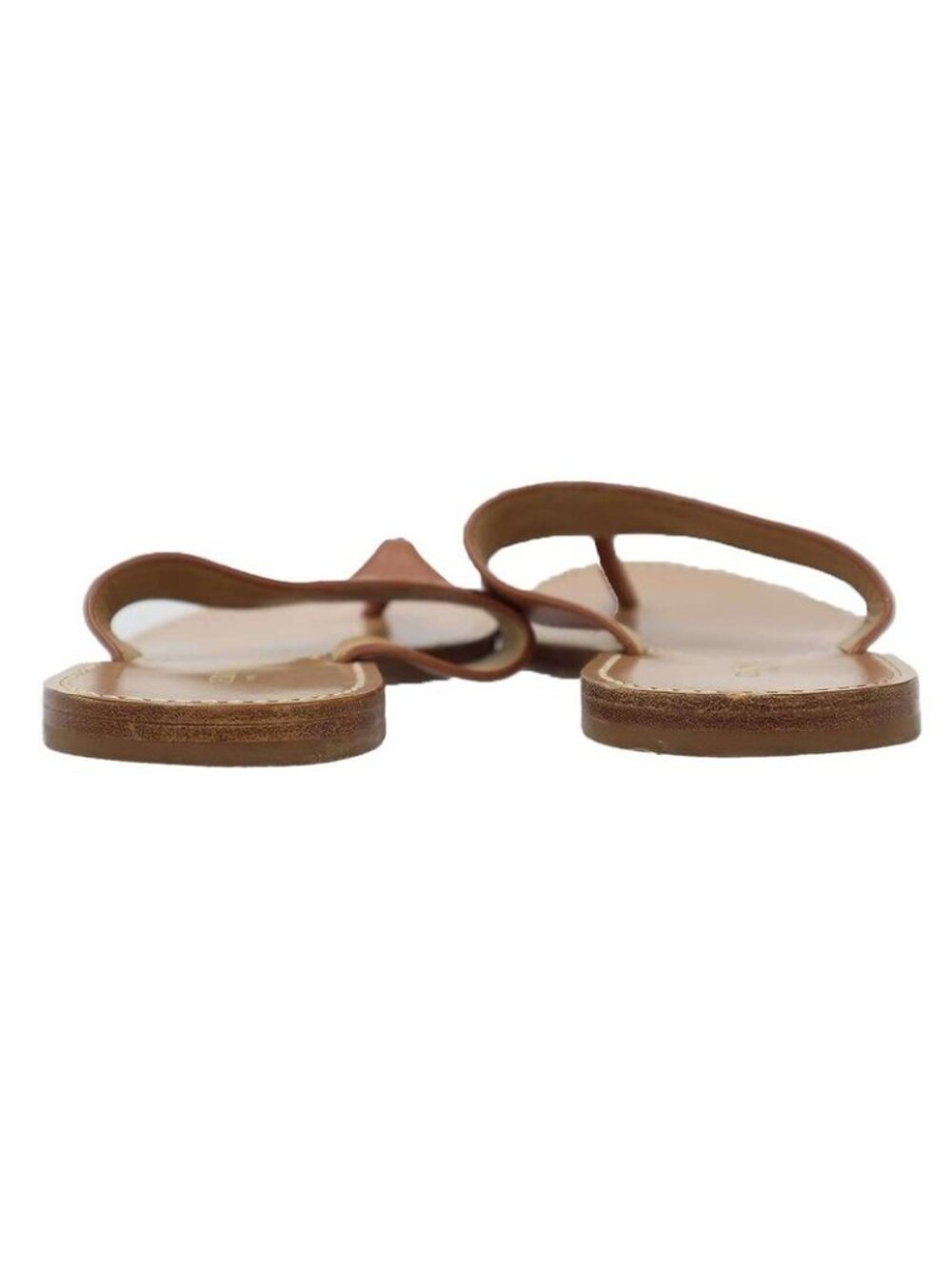 Celine Triomphe Thong Sandals Brown 36 - Picture 3 of 6